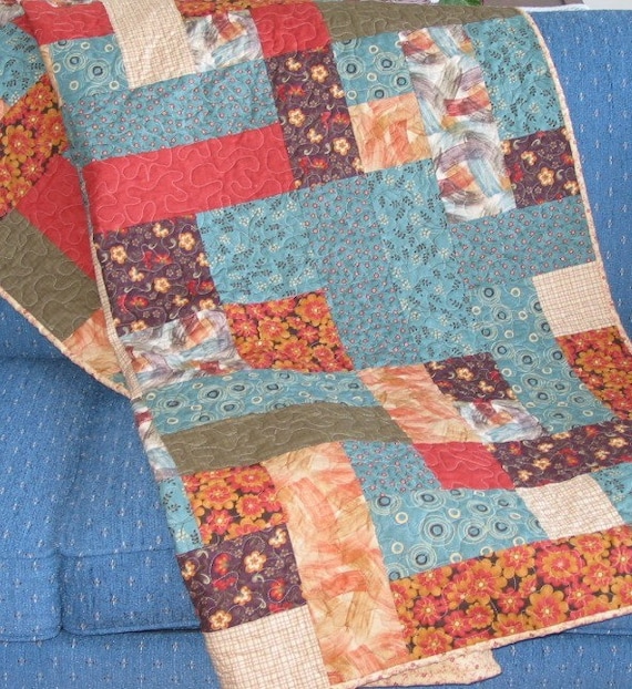 PDF Copy Lap Quilt Pattern Easy Fat by SuelynnsQuiltDesigns