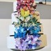 EDIBLE Butterflies The Original- Ultimate Rainbow set of 75 - Cake & Cupcake toppers - PRECUT and Ready to Use