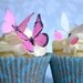 The Original EDIBLE BUTTERFLIES - Small Assorted Pink - Cake & Cupcake toppers - Food Accessories