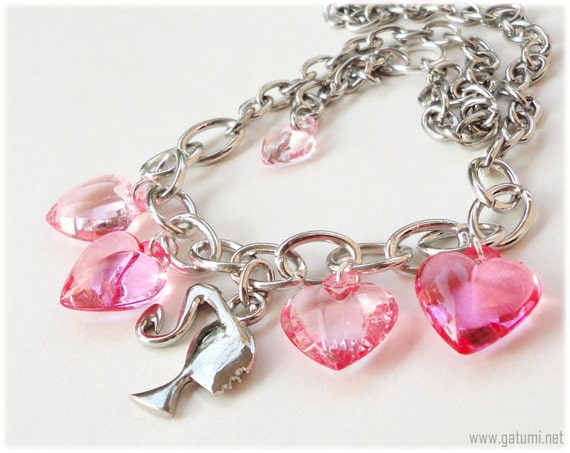 barbie necklace silver