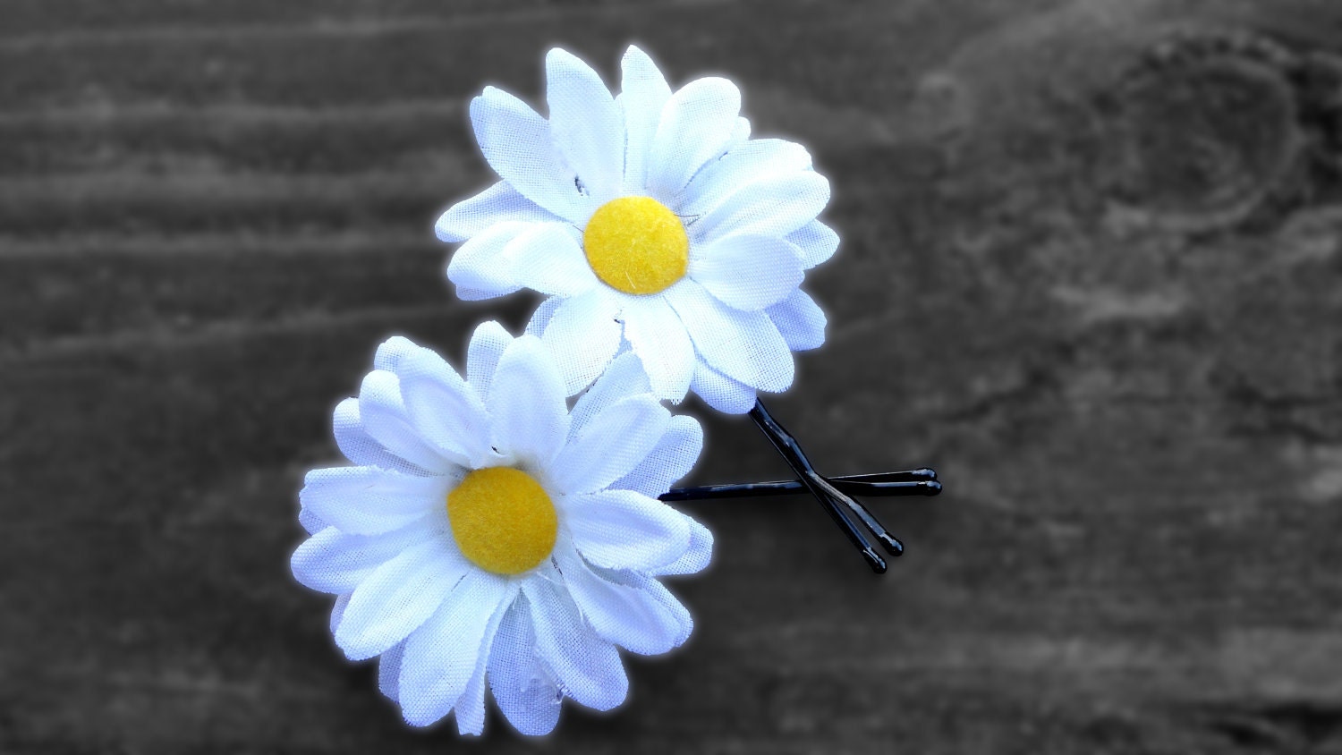 Daisy Bobby Pins (set of 2)