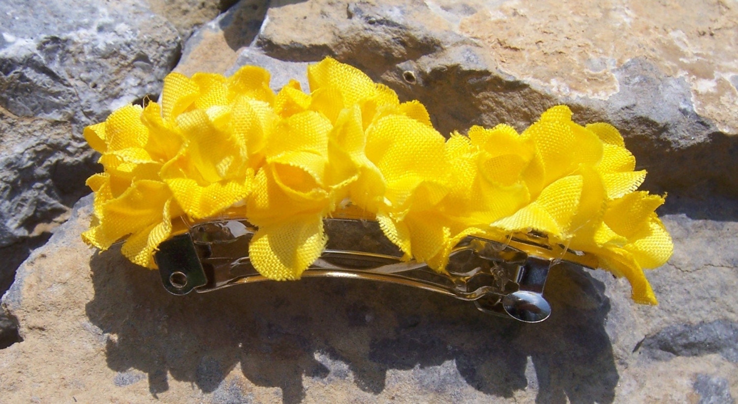 Yellow Birdsfoot Treffoil Barrette