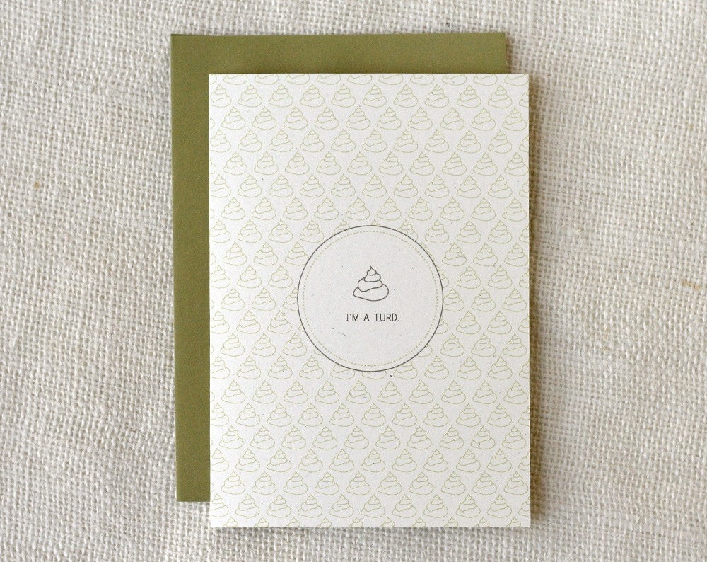 Apology Card - Turd