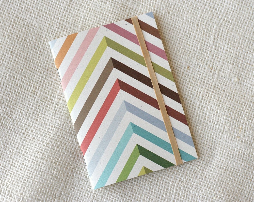 Jotter, Pocket Notebook, Mini Journal - Technicolor