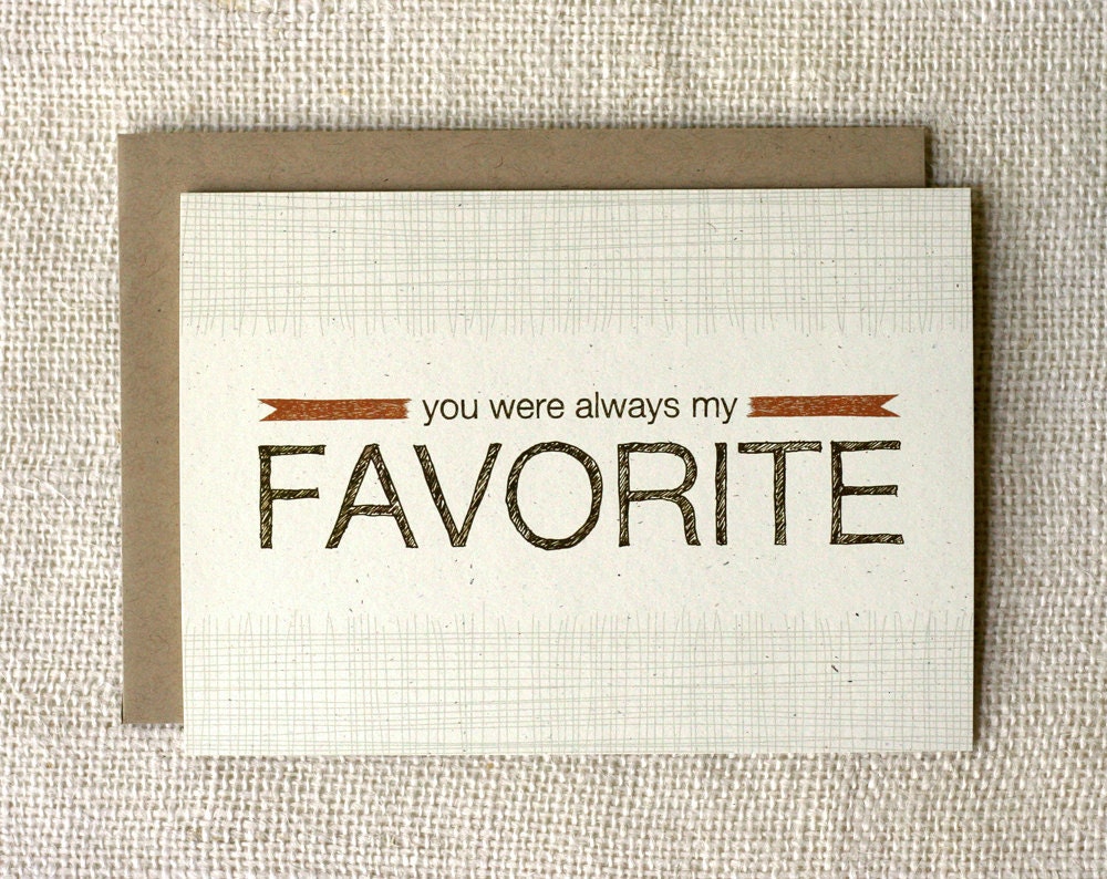 Mother's Day Card - Favorite