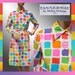Vintage 1960s 70s Color Block Blouse & Skirt // Tannerway Melba Hobson Cotton 2 piece Ensemble