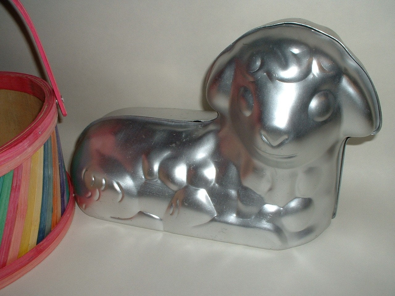 Vintage 3D Wilton Easter Lamb Cake Pan by MostlyMadelines on Etsy
