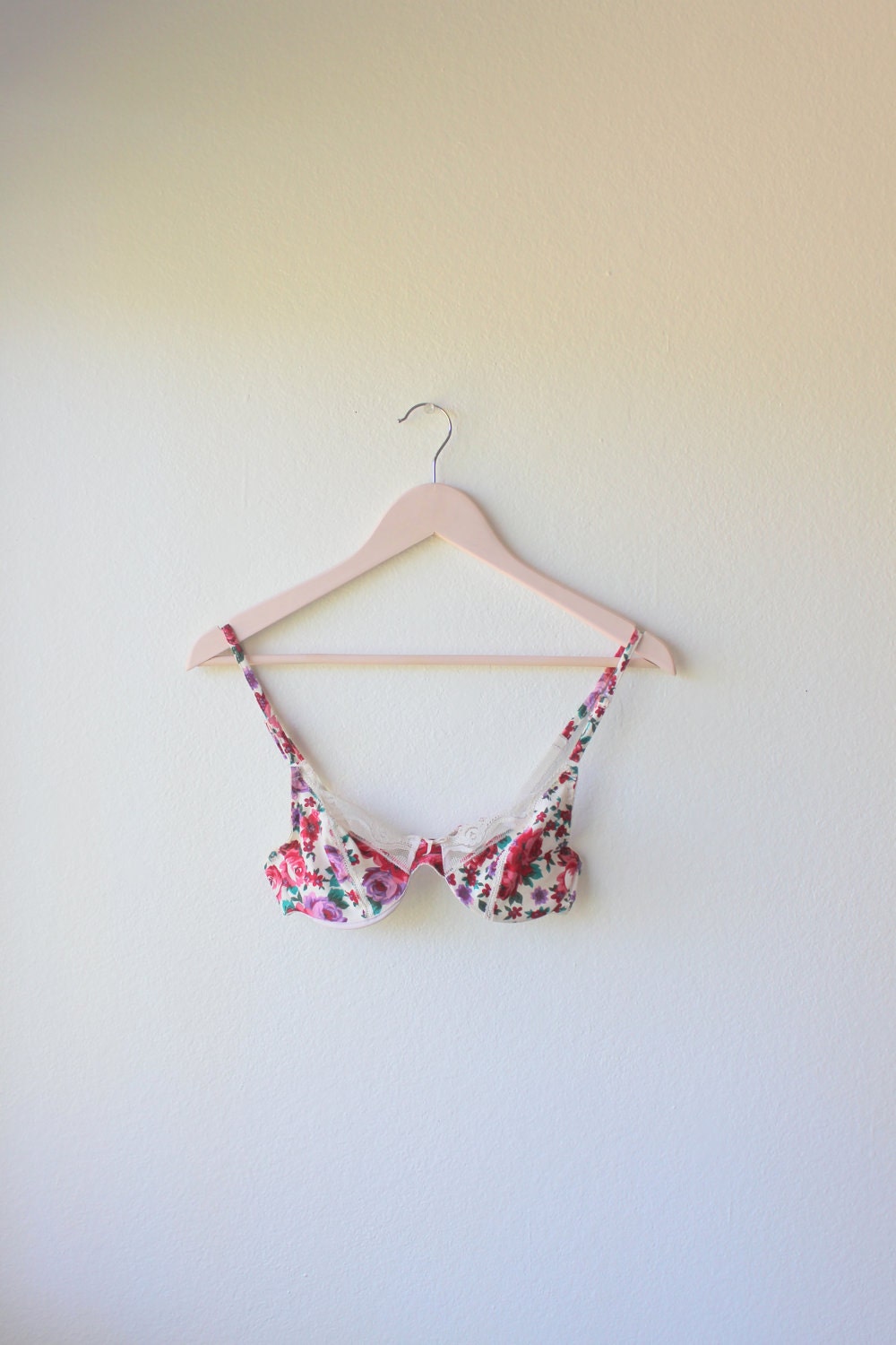 VTG Floral Lace Bra
