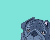 Pet Portrait 5x7- Custom art from your photographs