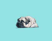 Pet Portrait custom from your photos- 16x20 size piece