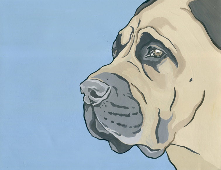 Pet Portrait Painting-  Custom dog and cat paintings