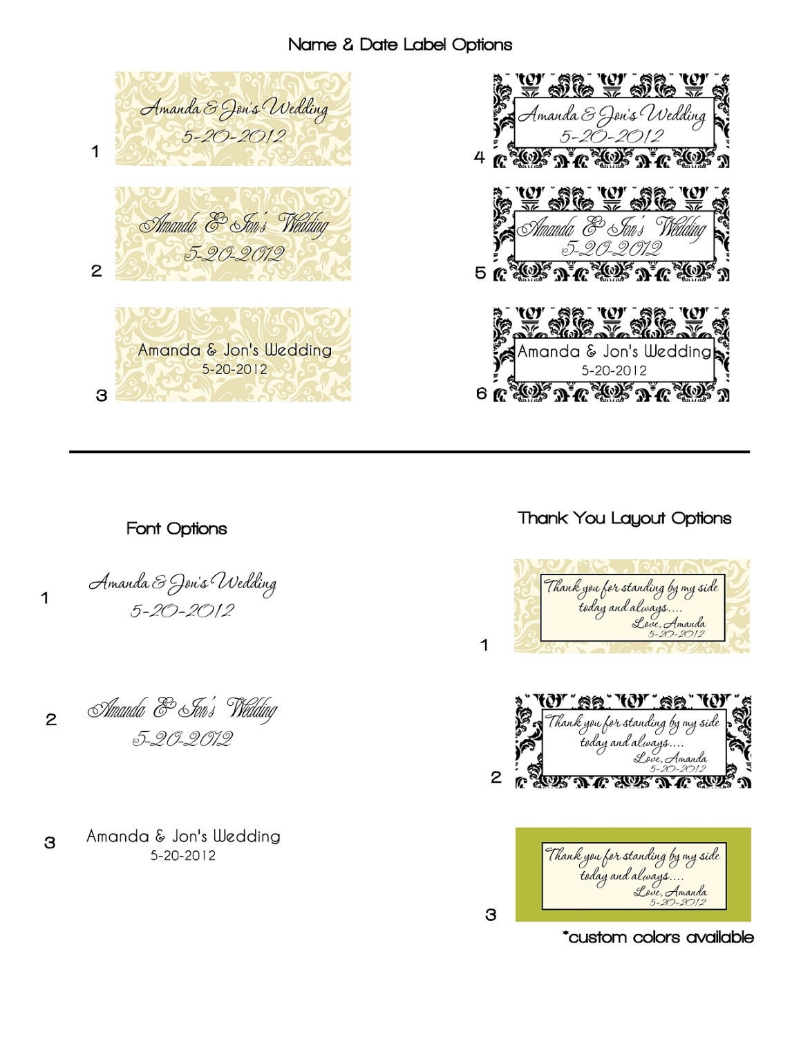 PERSONALIZATION for Clutch Purses