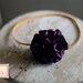 Petite Puff - Plum Mustard - Baby Headband - Baby Flower Headband - Infant headband - Newborn Headband
