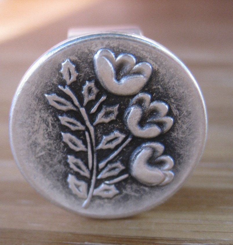 Perfect Botany Silver Marley Jane Flower Ring