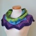 FLOWER, Knitting cowl pattern, PDF
