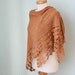 SPRING, Crochet shawl pattern, PDF