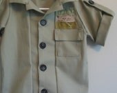 Little Military Shirt pattern and tutorial PDF 12m-6t slim fit shirt boys