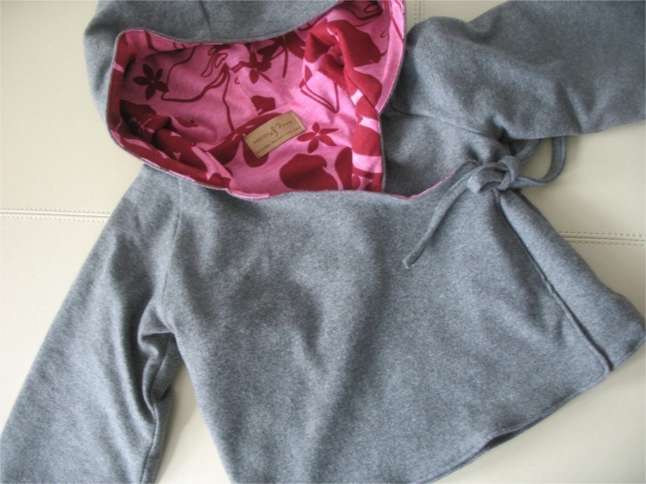 Comfy Yoga Hoodie REVERSIBLE Top pattern and tutorial 12m-5t PDF sweater