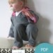 Comfy Yoga Suit pattern and tutorial 12M-5T epattern  pants and top sweater PDF