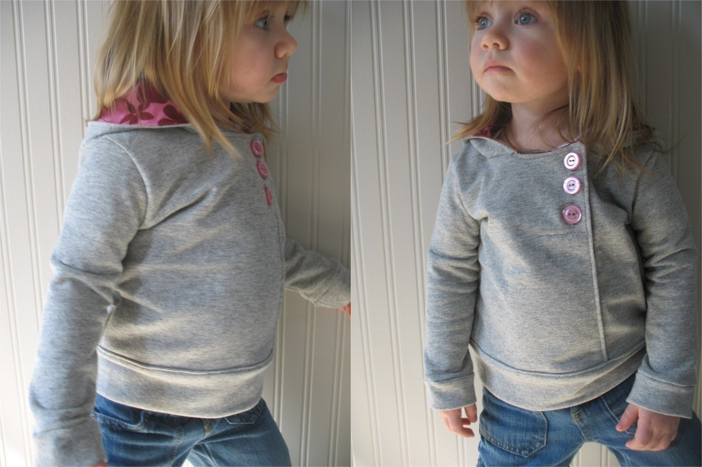 NEW SIZING Urban Unisex Hoodie pattern and tutorial 6M - 5T PDF pattern boy girl