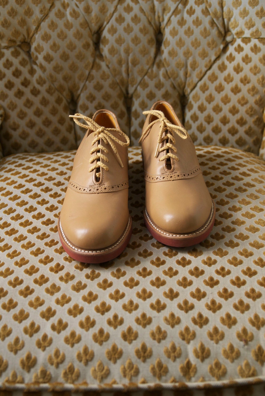 RESERVED FOR HOLLY tan cole haan brogues 7.5