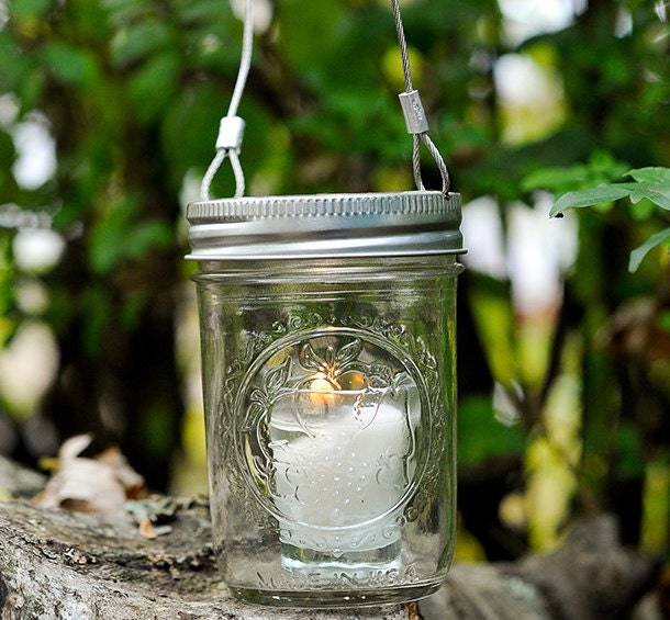 Mason Jar 3 in 1 Candle Holder/ Flower Holder/ Planter Individual