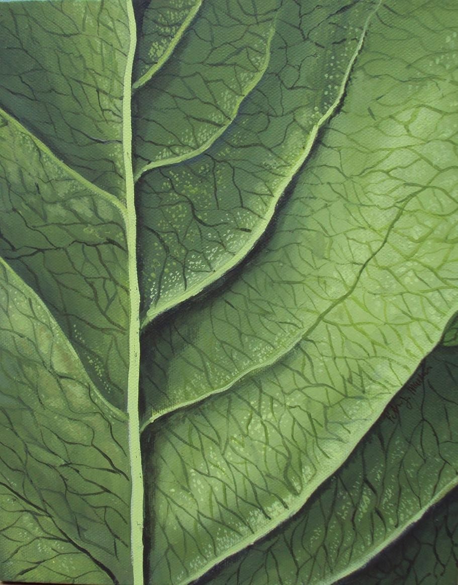 Leaf Painting - PatMcWhorter