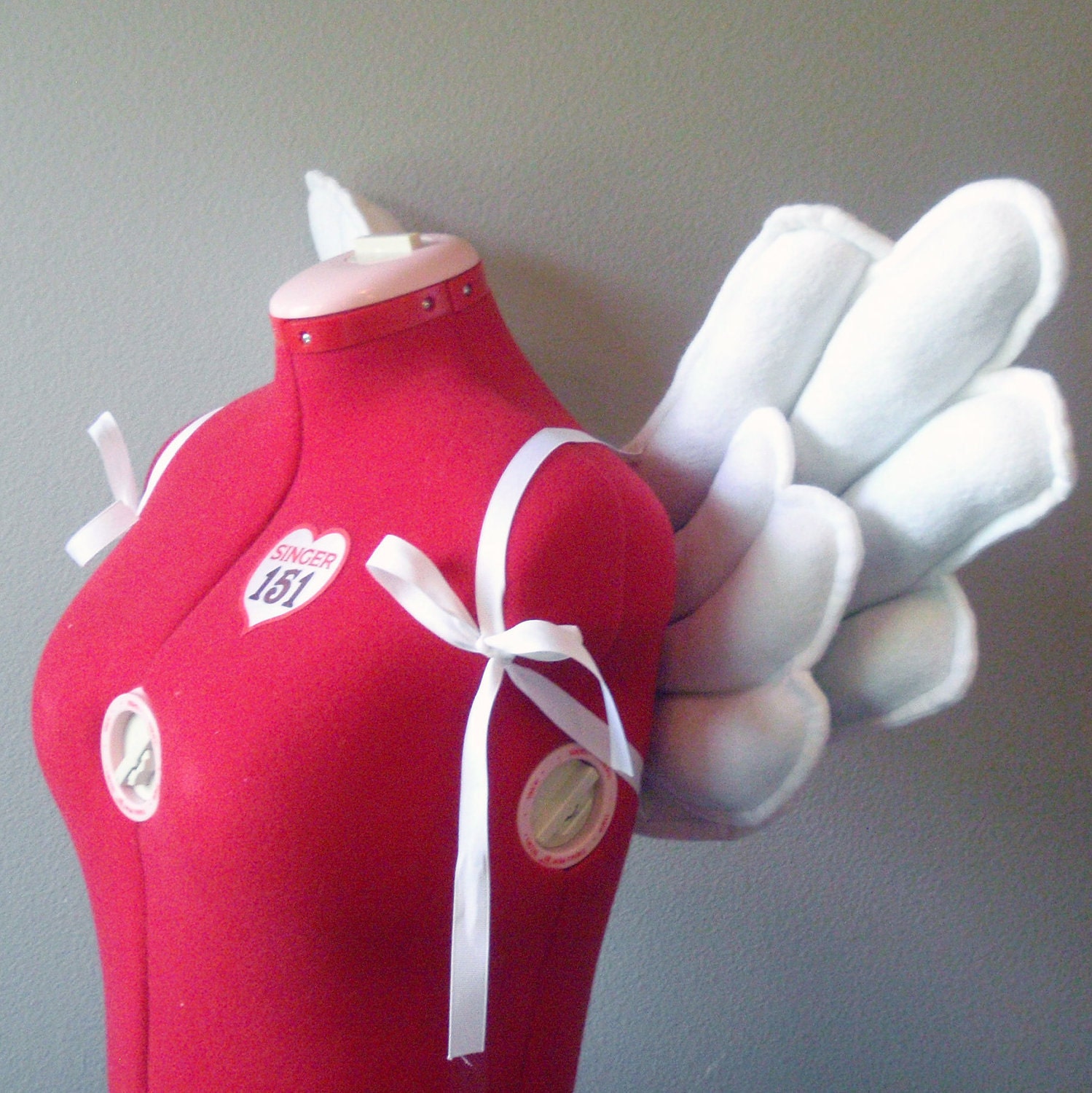 White Pegasus Wings. Felt, No Wire. Original design.