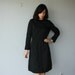 1960s black dress / 60s dress // I. Magnin dress - size large