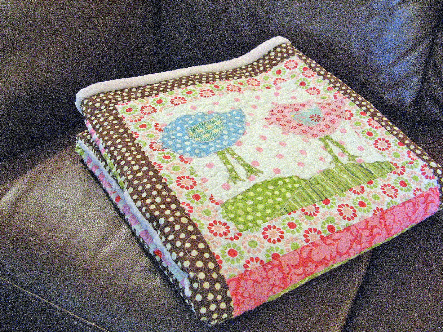 Custom Baby Quilt Personalized Safari Animals