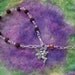 Fairy Rosary Bracelet with Rose Petal Beads