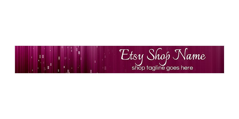 Etsy Shop Banners  -  Colorful 3W  -  Website Header Banner