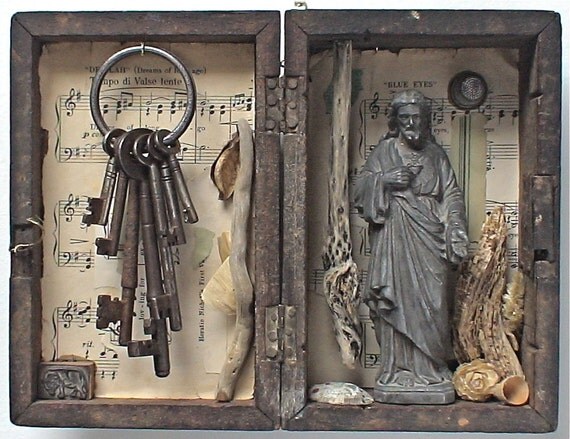 assemblage art - 'gethsemane'