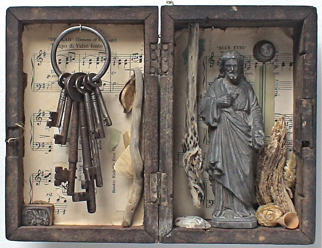assemblage art - 'gethsemane'