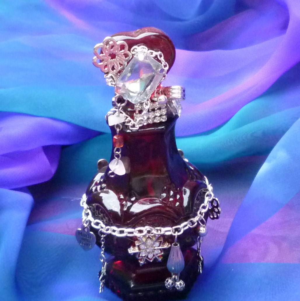 Valentine Red Heart Magic Incantation Love Jar by mystic2awesome