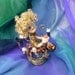 Mystical Magical Amethyst Lady Altar Art Piece Doll by mystic2awesome