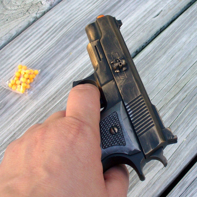 Steampunk cyber shot gun Victorian sci-fi pirate BB Airsoft  Spring GUN---ZOMBIE killer-- Mini Vampire