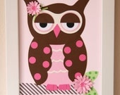 Pink Night  Owl