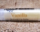 Vanilla Lip Balm All Natural Lip Blam Beeswax Cocoa Butter Vitamin E Handcrafted by TheJaneCo on Etsy