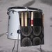 Roll It Ups Drumstick Bag (Number72) Drum Stick Bag Drummer Gift Circle Dot Modern
