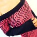 Hot Pink Zebra Slouch / Off Shoulder Sweatshirt Top CUSTOM SIZE S M L XL 1X 2X