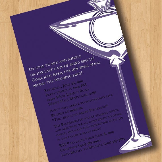 Mix and Mingle for that Last f being single - Bachelorette Party Invitations Il_170x135