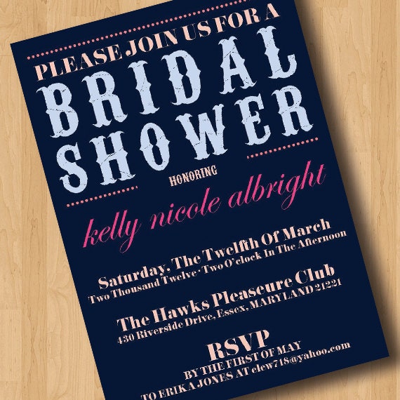 Vintage Country - Bridal Shower Invitations - Design Only Il_570xn