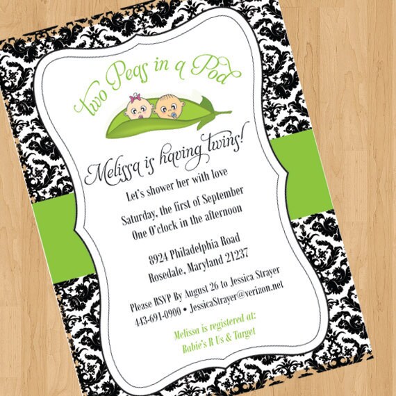 Two Peas in a Pod - Digital Design Only Il_570xn