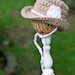 Crochet Baby Cowgirl Hat - Photography Prop - Baby Girl Hat - Size Newborn