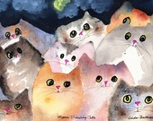Moon Viewing Cats