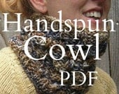 Handspun Cowl Knitting Pattern PDF TreasusreGoddess Sidewinder Cowl Christine Long Derks
