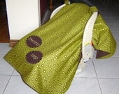 Baby Car Seat Cover Canopy Tent Chocolate Green Cover Children Decor Baby Bedding Baby Nursery Baby Blanket