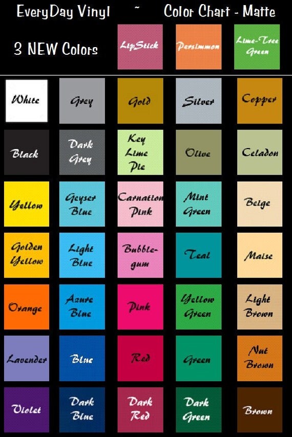 10 sheets 12x24 Adhesive VINYL for your CRICUT by EveryDayVinyl