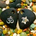 Wisdom pick, Handmade Ebony guitar pick and pendant